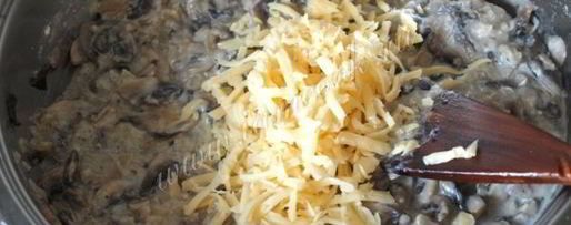 Шаг 7: шампиньонов в сливочном соусе