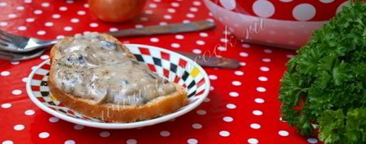 Шаг 8: шампиньонов в сливочном соусе