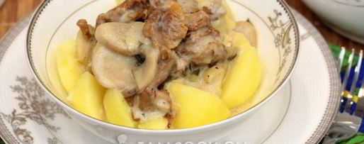 Шаг 9: тушеных грибов в мультиварке