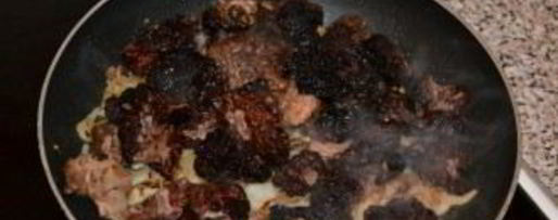 Шаг 2: тушеных сморчков