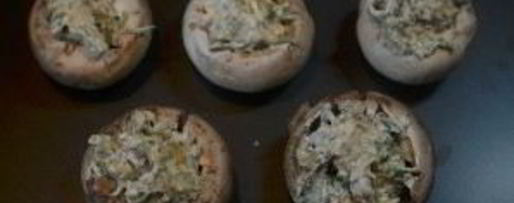 Шаг 4: вегетарианских фаршированных грибочков