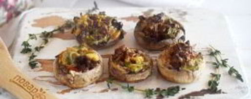 Шаг 5: вегетарианских фаршированных грибочков