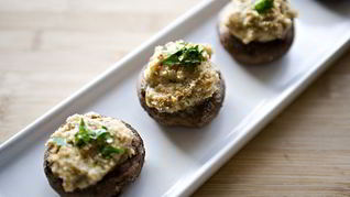 Рецепт Запеченных грибов с начинкой