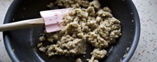 Шаг 3: запеченных грибов с начинкой