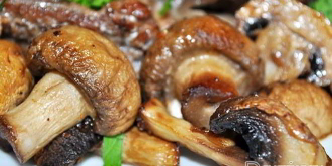 Рецепт запеченных в духовке шампиньоны