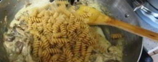 Шаг 10: жареных грибов с макаронами