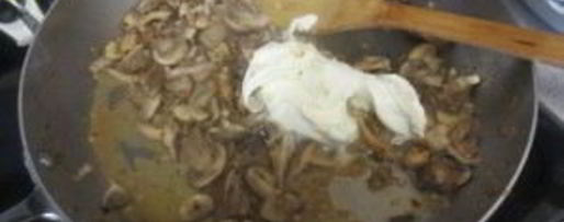 Шаг 9: жареных грибов с макаронами