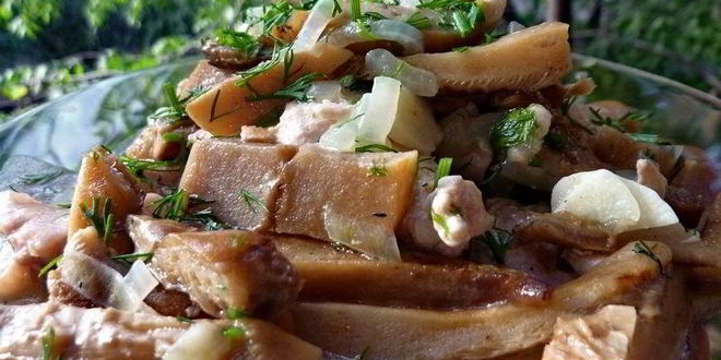 Рецепт жареных груздей