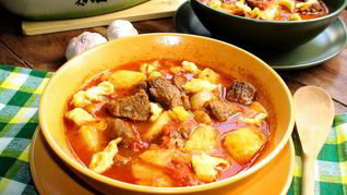 Рецепт Будапештского гуляша с чапетками