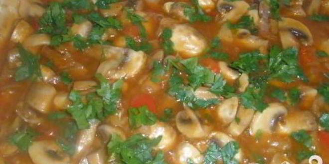 Рецепт грибного гуляша