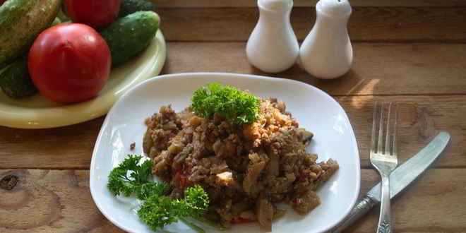 Рецепт гуляша из баклажанов