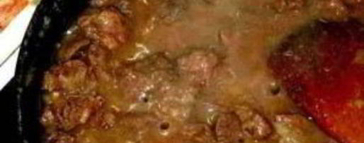 Шаг 8: гуляша из баранины с подливкой