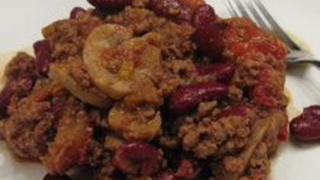 Рецепт Гуляша из фарша и консервированной фасоли