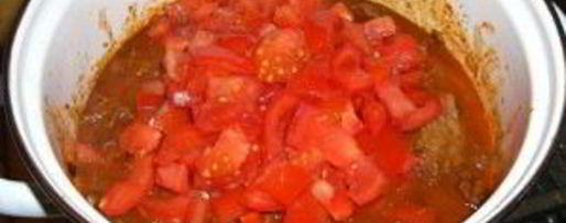 Шаг 10: гуляша из говядины с помидорами