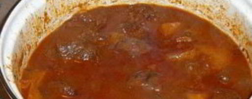 Шаг 12: гуляша из говядины с помидорами