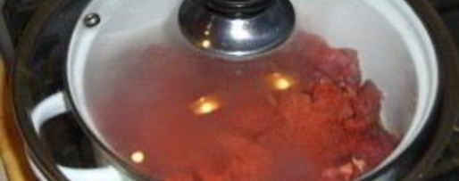 Шаг 9: гуляша из говядины с помидорами