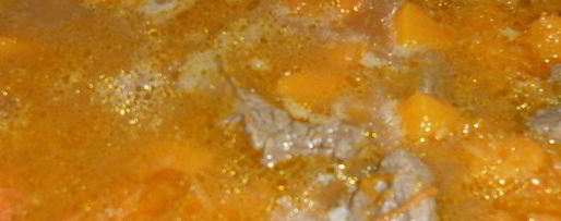 Шаг 4: гуляша из говядины с тыквой