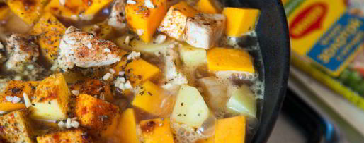 Шаг 4: гуляша из индейки с тыквой