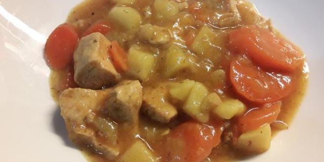 Рецепт гуляша из красной фасоли и курицы