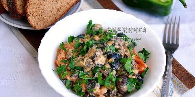 Рецепт гуляша из лесных грибов