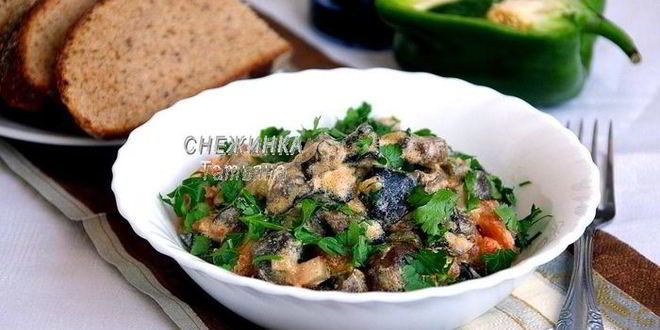 Рецепт гуляша из лесных грибов