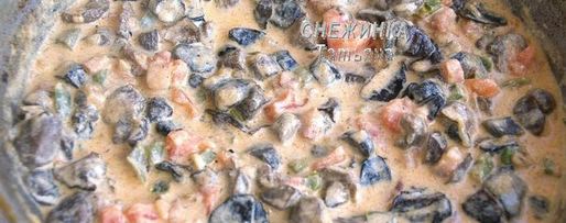 Шаг 4: гуляша из лесных грибов