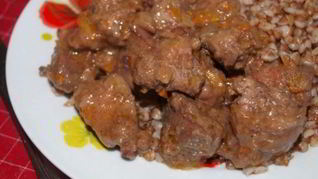 Рецепт Гуляша из печени в мультиварке