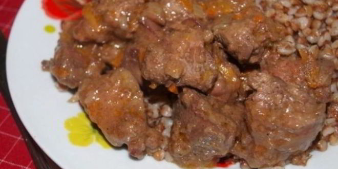 Рецепт гуляша из печени в мультиварке