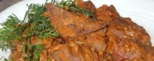 Шаг 6: гуляша из печенки свиной