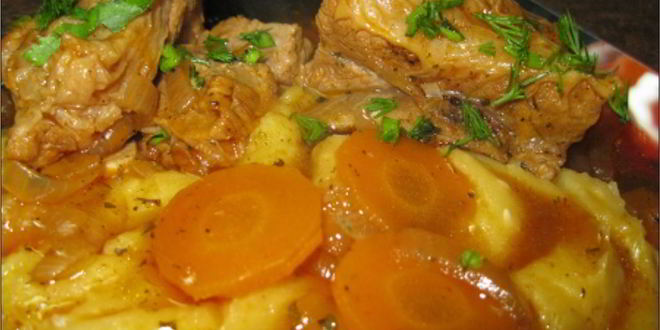 Рецепт гуляша из ребрышек