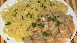 Рецепт Гуляша из свинины со сметаной