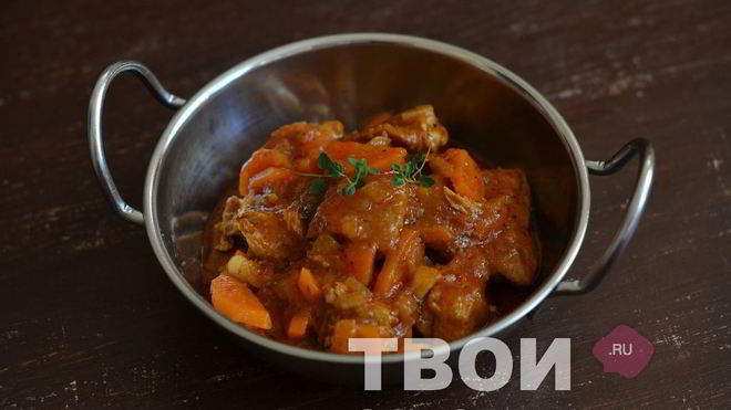 Рецепт Гуляша из свинины в мультиварке