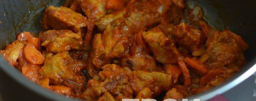 Шаг 5: гуляша из свинины в мультиварке