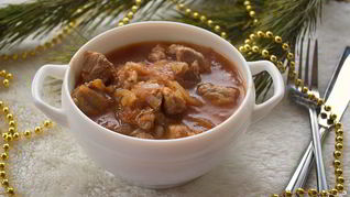 Рецепт Гуляша из свиного окорока