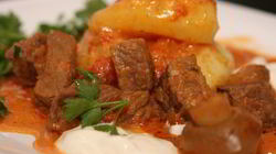 Рецепт Гуляша из вареной говядины