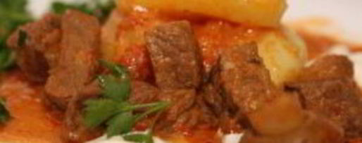 Шаг 5: гуляша из вареной говядины