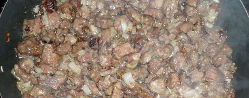 Шаг 6: гуляша печеночного свиного