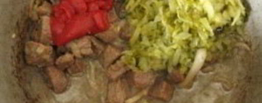 Шаг 4: гуляша по-татарски