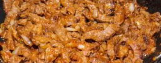 Шаг 4: гуляша с говядиной