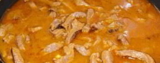 Шаг 5: гуляша с говядиной