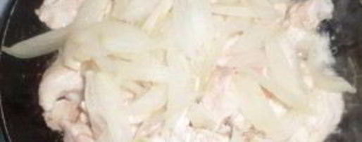 Шаг 2: гуляша с куриным филе