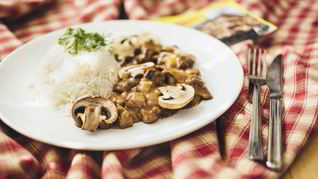 Рецепт Гуляша с лесными грибами