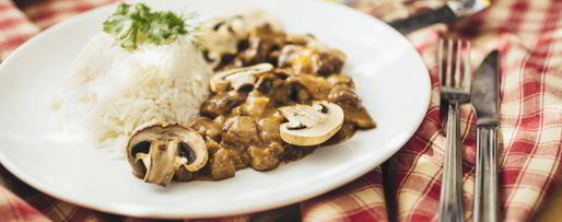 Шаг 9: гуляша с лесными грибами