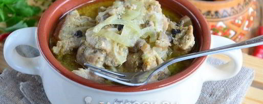 Шаг 9: куриного гуляша с грибами в соусе