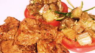 Рецепт Мадьярского гуляша с баклажанной закуской