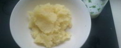 Шаг 1: картофельно-кабачкового пюре