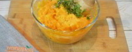 Шаг 6: картофельного пюре из батата с зеленью