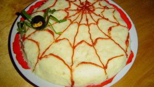 Рецепт Картофельного пюре Паучки