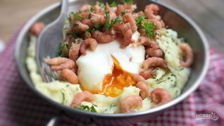 Рецепт Картофельного пюре с креветками