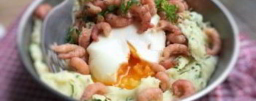 Шаг 4: картофельного пюре с креветками